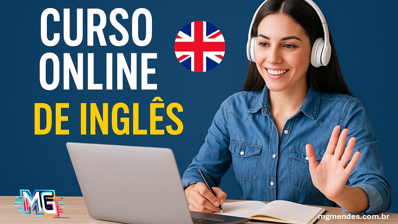 Curso Online de Inglês Completo Aprenda Rápido e Fale Fluente.