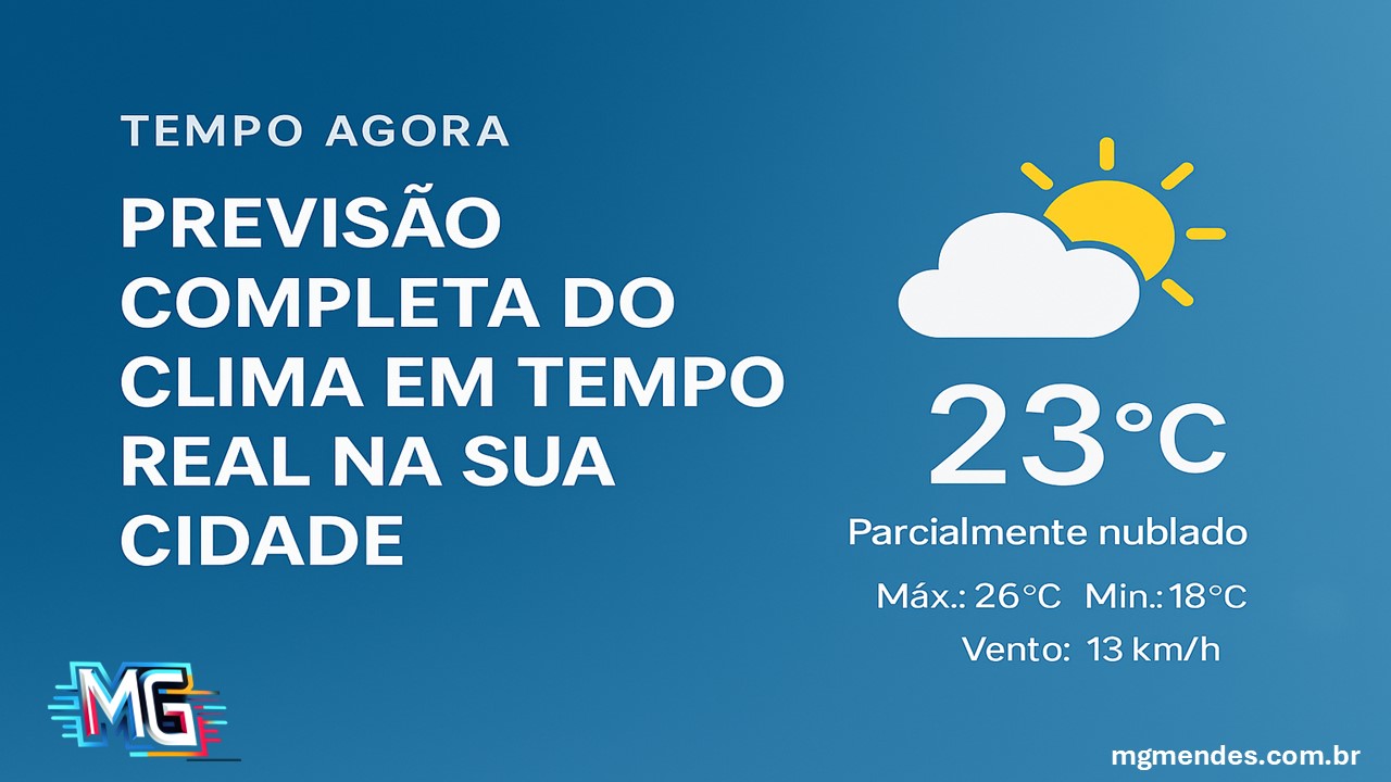 Tempo Agora Previsão Completa do Clima em Tempo Real na Sua Cidade